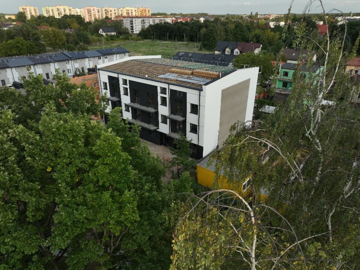 Apartamenty Werbickiego — gotowa elewacja i konstrukcja dachu